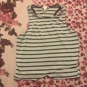 Striped crop top
